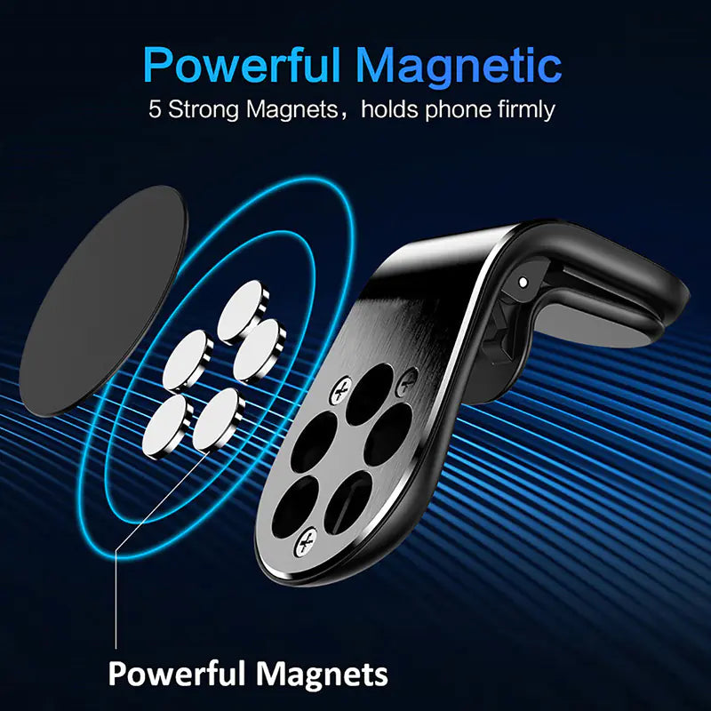 Universal Magnetic Car Phone Holder for iPhone 15 14 Pro Samsung Xiaomi